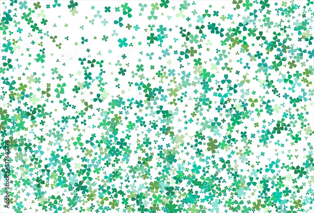 Clover backdrop. Clover leaf, St. Patrick day background