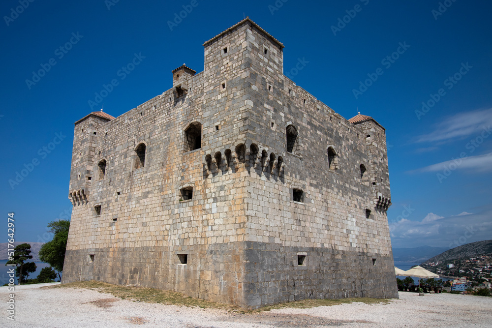 Nehaj Fortress in front of a blue sky.