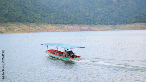 boat on the river © kittiyapon