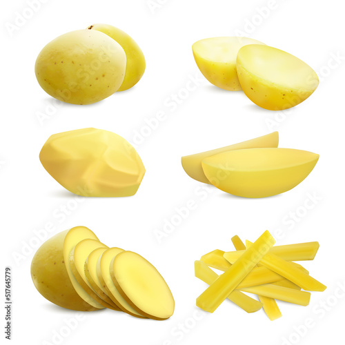 Potato Cooking Realistic Set