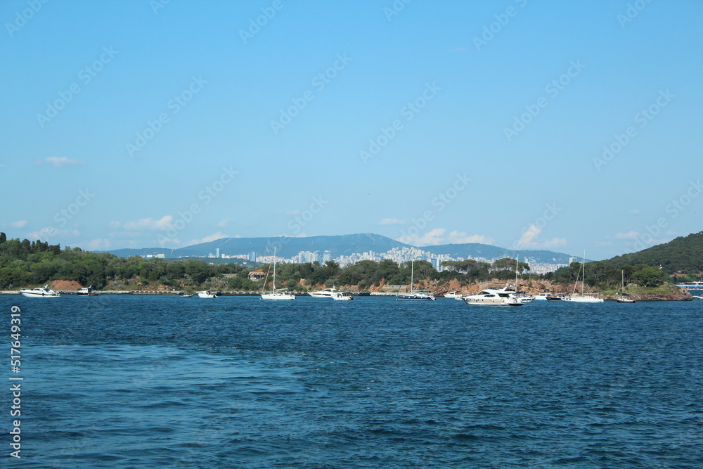 Various landscapes and city views from the Prince Islands of Istanbul