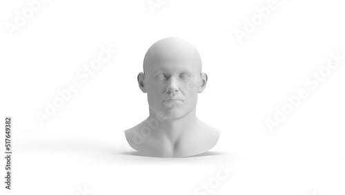 3D Human Head (Male)