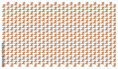 Motif and Pattern of Ancient Cave Drawing at Diriyah, Saudi Arabia. Vector Illustration.
