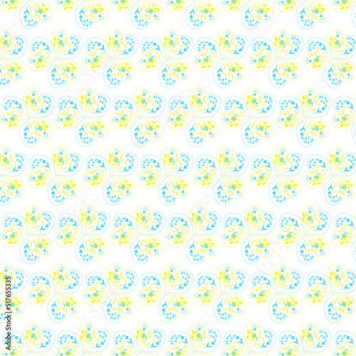 Flower heart in the colors of the flag of Ukraine. Preservation of peace. Heart with the text 