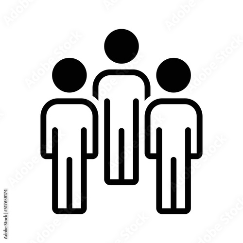 Black solid icon for Group