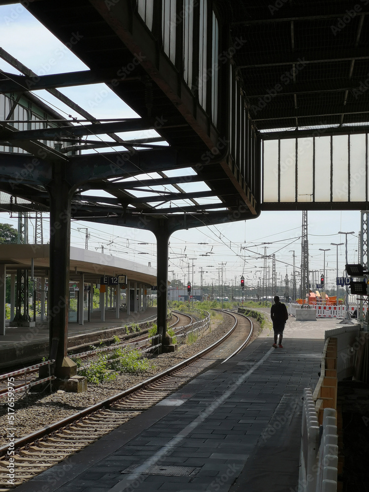 View from a platform at Duisburg main station View from a platform at Duisburg main station