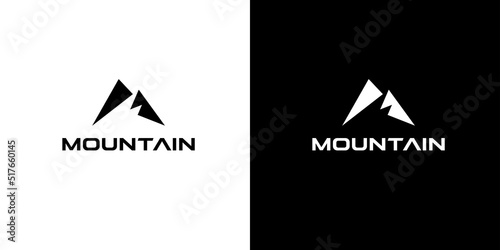 Modern and professional mountain logo design