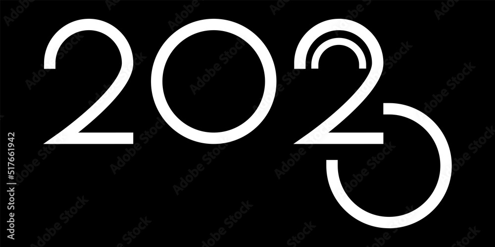 Vector. Happy new year 2023 logo text design. Design templates with 2023 typographic logo. 2023 happy new year symbols collection. Minimalistic backgrounds for branding, banner, cover, postcard Vector. Happy new year 2023 logo text design. Design templates with 2023 typographic logo. 2023 happy new year symbols collection. Minimalistic backgrounds for branding, banner, cover, postcard