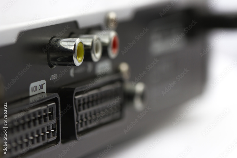 Computer connector for connection close-up. Computer connector for connection close-up.