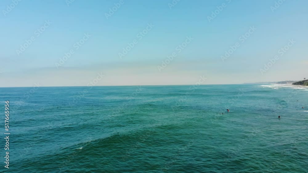 Surfers in Del Mar, San Diego, California Surfers in Del Mar, San Diego, California
