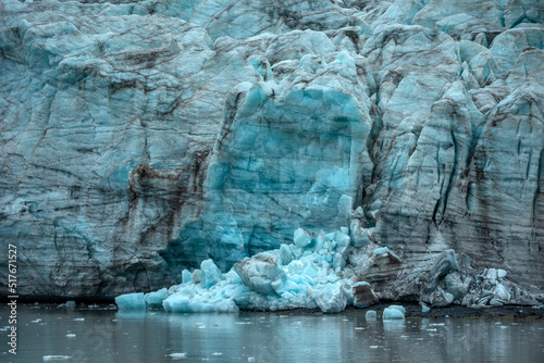 Esmarkglacier icefall, Svalbard island Norway