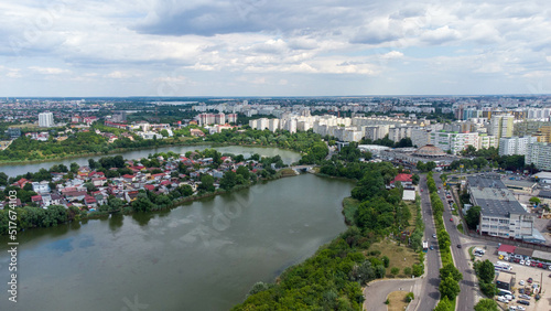 Small peacefull island in Bucharest Romania