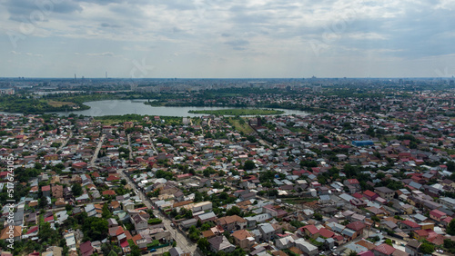 Overview of Pantelimon City, near the capital city of Bucharest. Romania