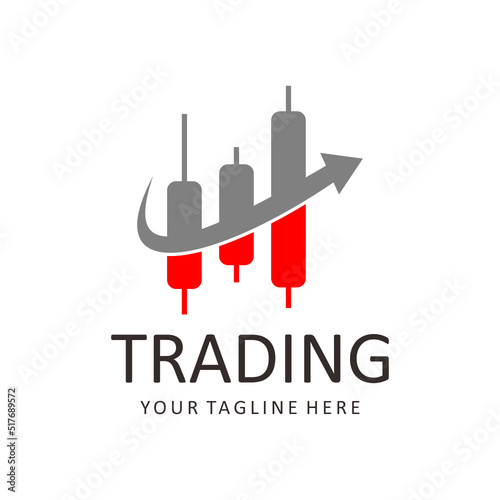 trading candle logo