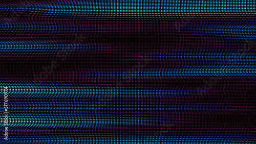 waves of colorful points. Digital data splash of point array. Futuristic smooth glitch UI element