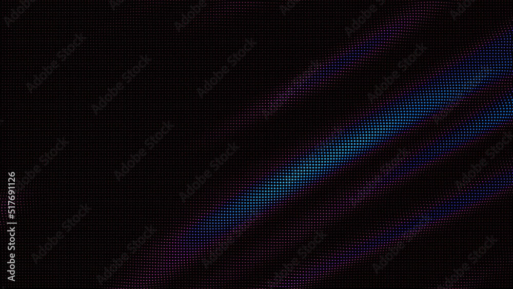 waves of colorful points. Digital data splash of point array. Futuristic smooth glitch UI element waves of colorful points. Digital data splash of point array. Futuristic smooth glitch UI element