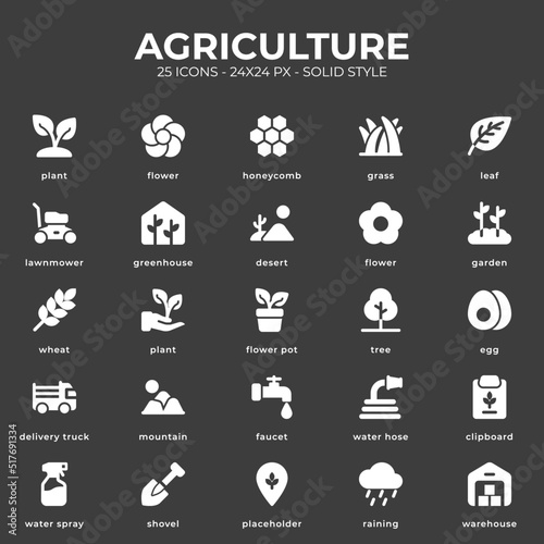 Agriculture Icon Pack photo