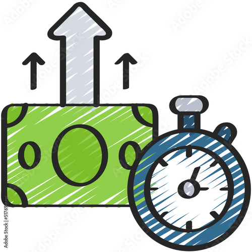 Profit Over Time Icon