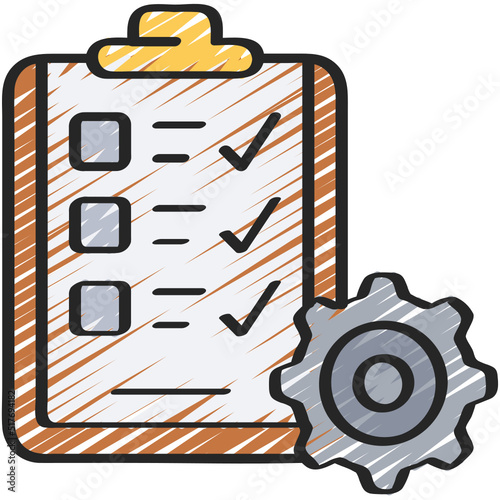 Clipboard Project Management Icon