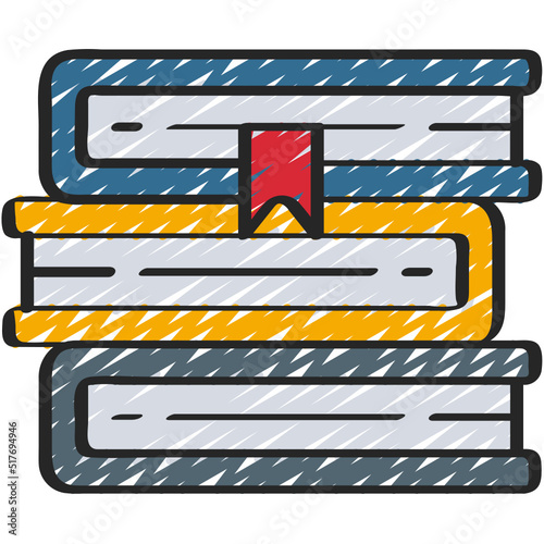 Book Pile Icon