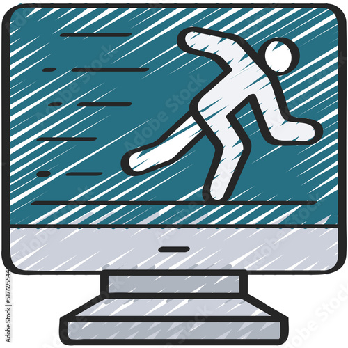 Computer Sprint Icon