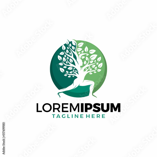Tree of Life Yoga Logo Design