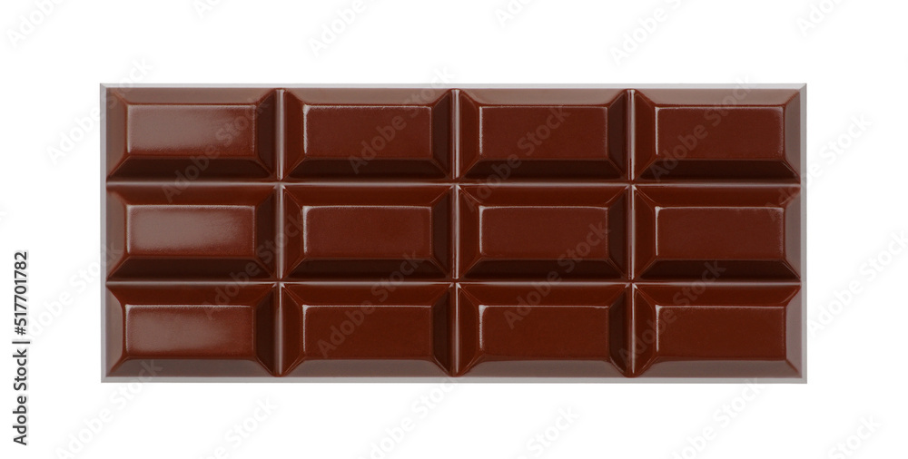 chocolate isolated on white background