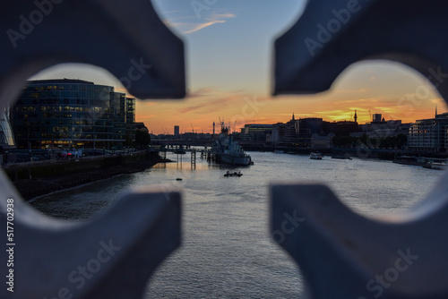 city skyline at night