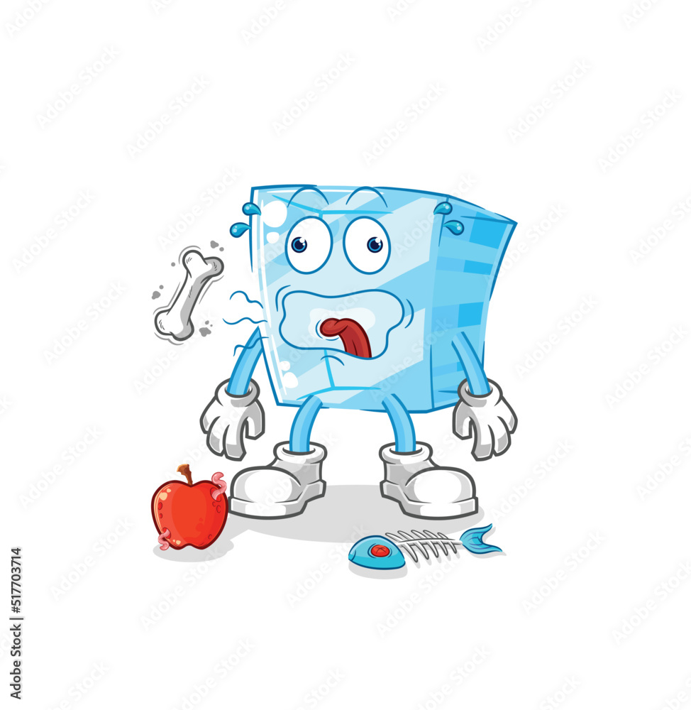 glass burp mascot. cartoon vector glass burp mascot. cartoon vector