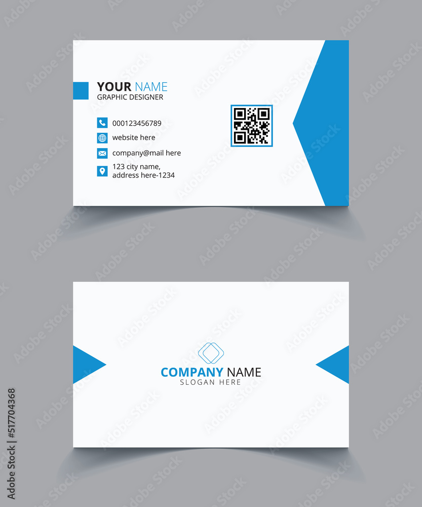 Modern Corporate Business Card Template Design