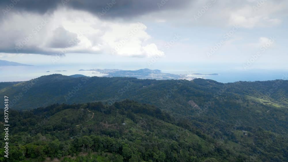 Aerial drone shot Koh Samui, Thailand Aerial drone shot Koh Samui, Thailand