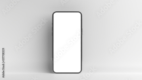 smartphone front view mockup display