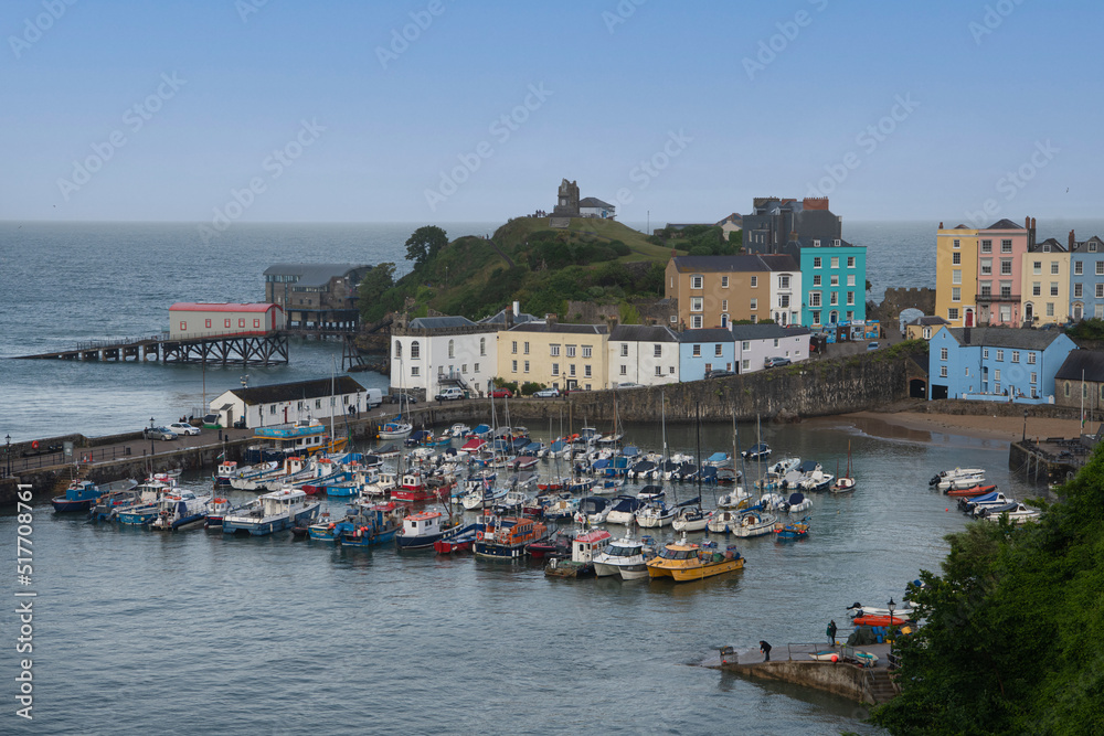 Tenby harbour when the tide is in