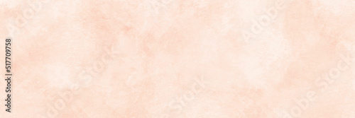 Pink watercolor Valentines day background with stains. Light red watercolour texture. Soft pastel color. Hand drawn abstract aquarelle fill.