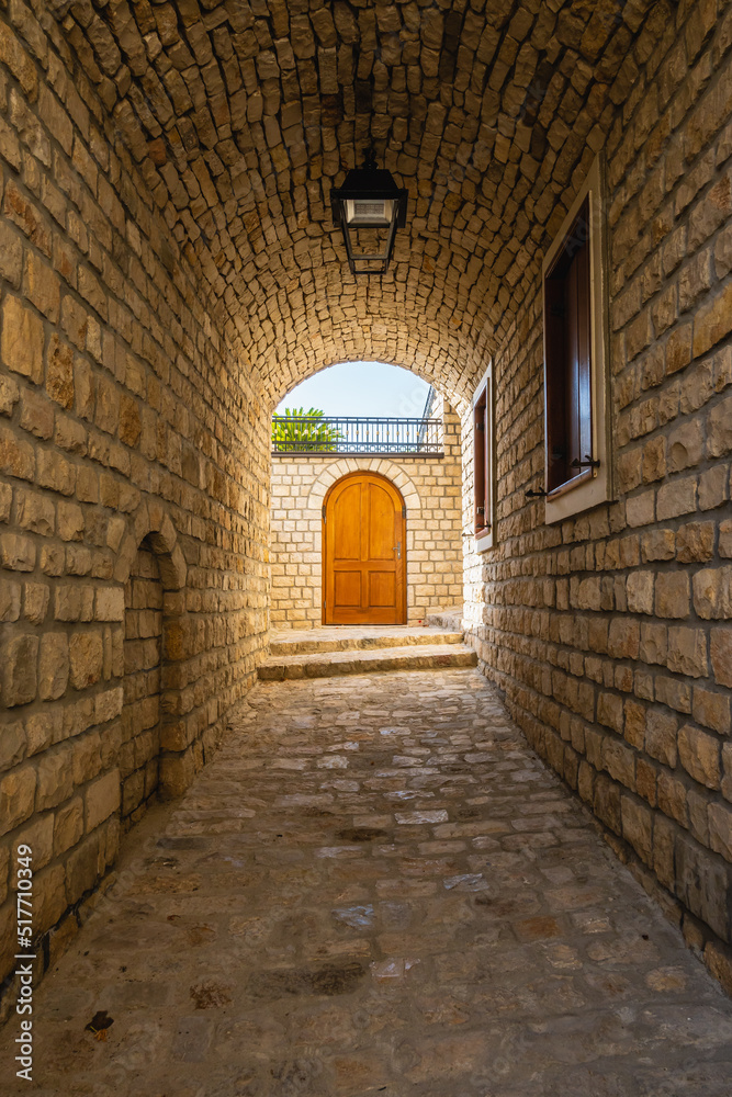 Fototapeta premium Architecture of Ulcinj Old Town in Montenegro. Europe