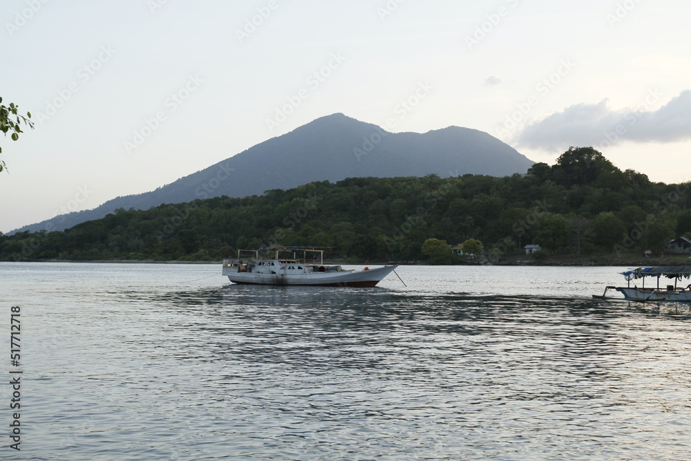 boat on the sea