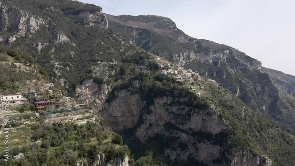 Beautiful rocky green Amalfi coast in summer Italy Beautiful rocky green Amalfi coast in summer Italy
