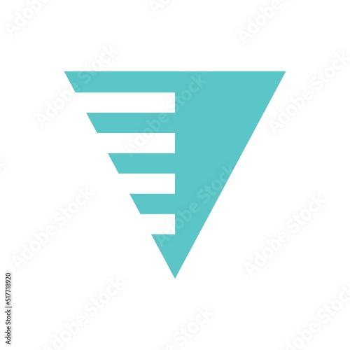 triangel abstract design loggo vector photo
