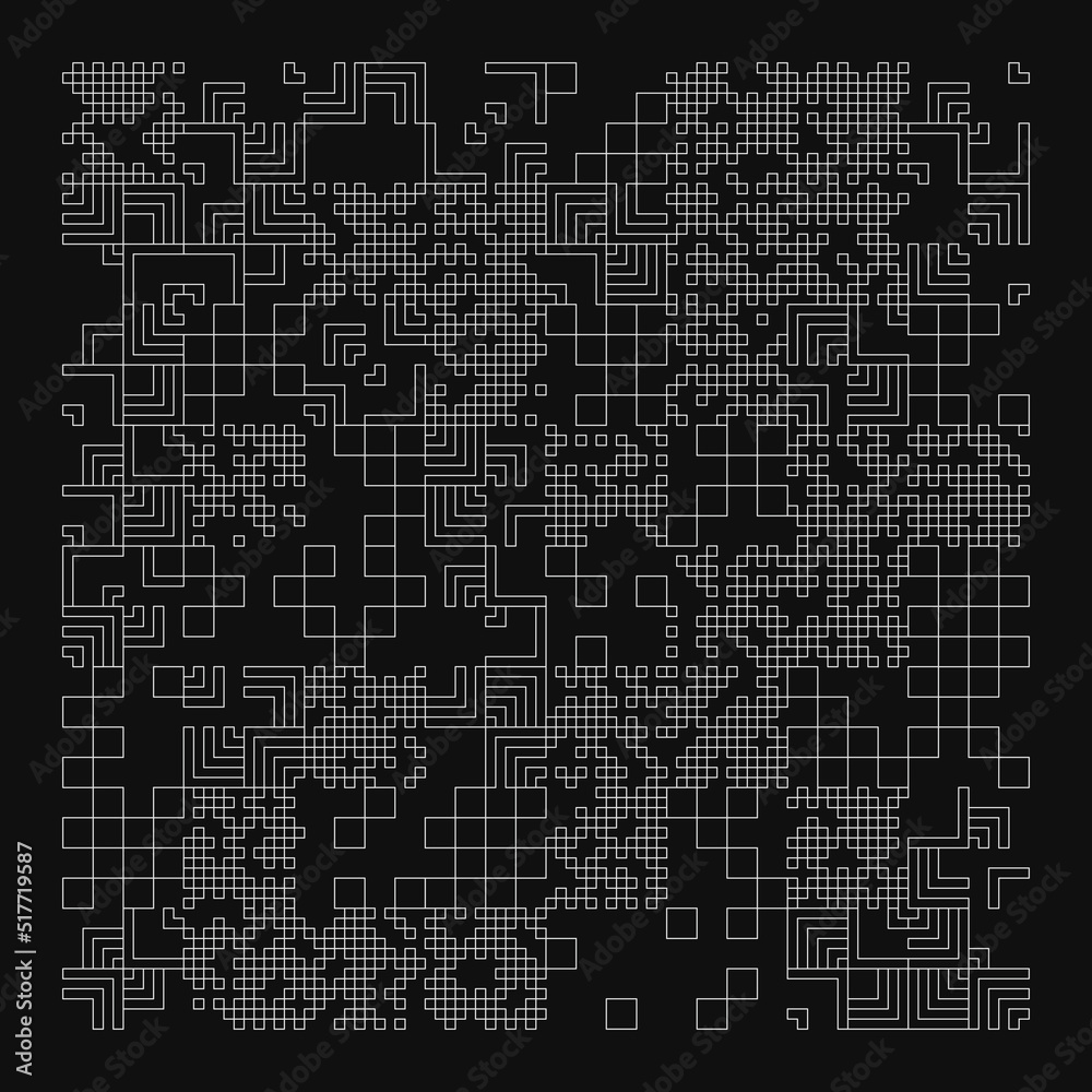 Brutalist Art Inspired Vector Pattern Graphics Made With Bold Abstract Geometric Shapes