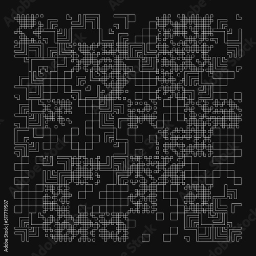 Brutalist Art Inspired Vector Pattern Graphics Made With Bold Abstract Geometric Shapes
