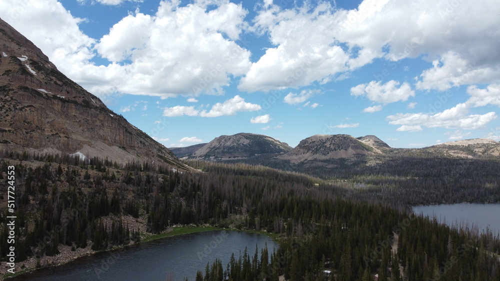 Two lakes in the High Uintas