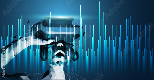ragazzo, metaverso, visore, realtà virtuale	