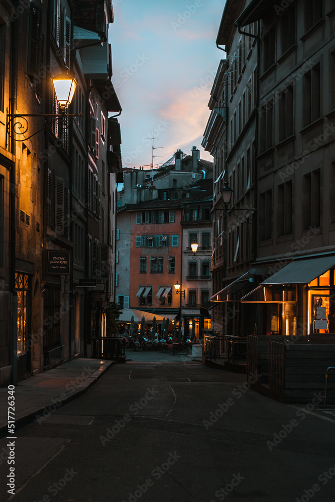 Night Streets of Genve