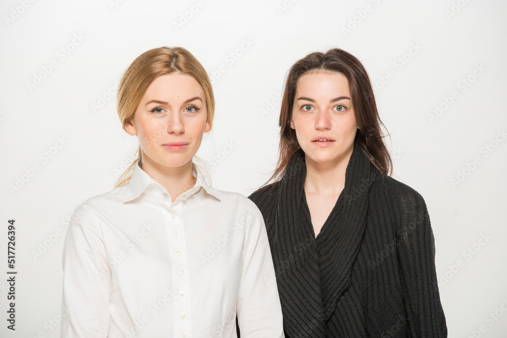 two, blond, isolated, dispute, intern, staff, manager, colleague, complicated, people organizing, intern error, job relation, emotional, teamwork, lady, partnership, lady looking, secretary talking, c