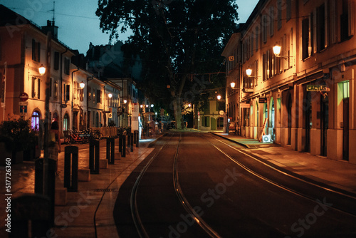 Night streets of Geneve © Alex