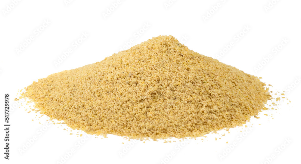 Mustard powder pile Mustard powder pile