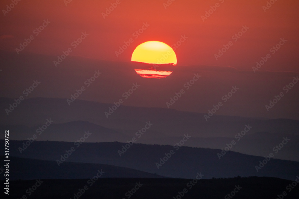 shining orange sun heat wave background shining orange sun heat wave background