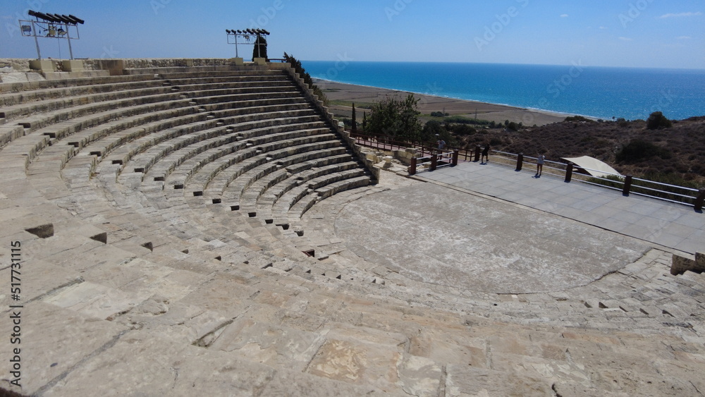 kourion roman theater in cyprus