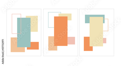 Contemporary trendy collection of creative abstract arithmetic elements decorate your wall, postcard or brochure cover design in vintage art style. EPS10 vector