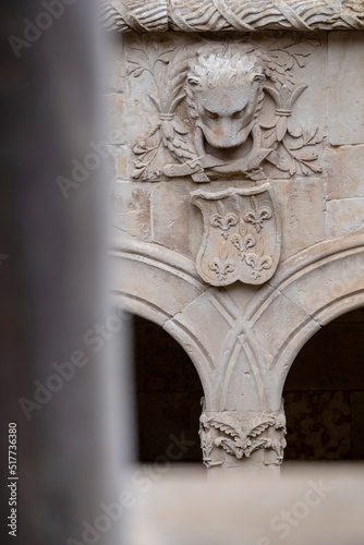 patio de la casa de las Conchas, Salamanca, comunidad autónoma de Castilla y León, Spain